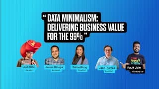 Data Minimalism: Delivering Business Value For The 99%